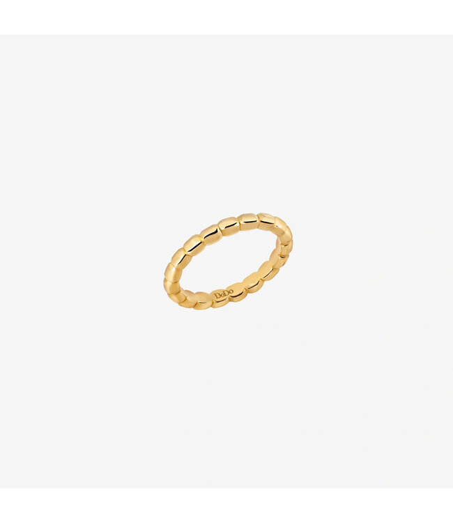 Dodo ring Mini Granelli 18kt geelgoud DAC3002-GRANX-000OG