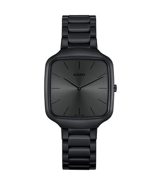 Rado True Thinline Square black - Les Couleurs Le Corbusier - Limited Edition - unisex horloge R27062152