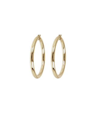 Bronzallure Pendant hoop earrings yellow WSBZ00311Y.Y