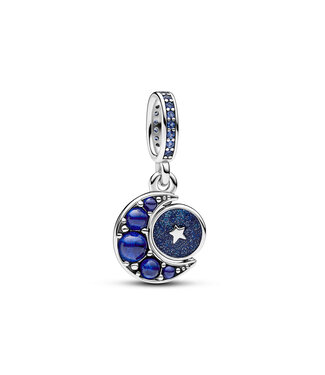 Pandora Sparkling Moon Spinning dangle - 792979C01