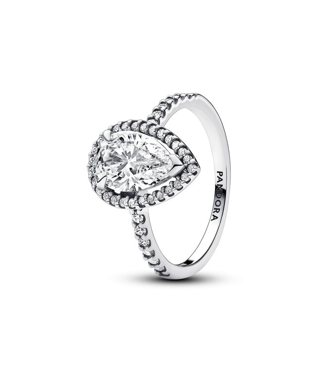 Pandora Sparkling Pear Halo ring - 193012C01