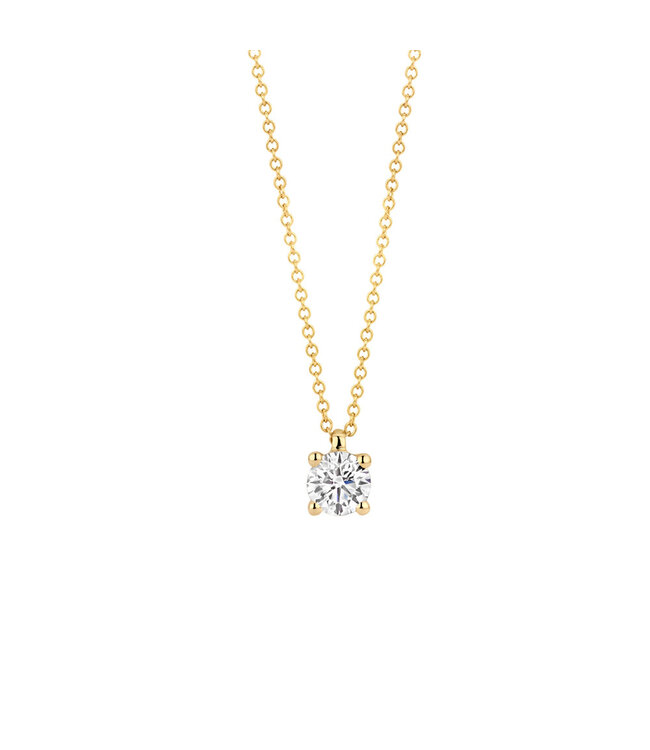 Blush Lab Diamonds ketting 14kt geelgoud met lab grown diamond LG3002Y