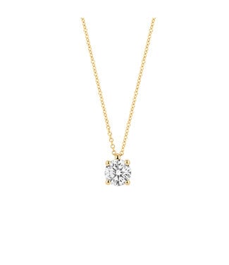 Blush Lab Diamonds ketting 14kt geelgoud met lab grown diamond LG3003Y