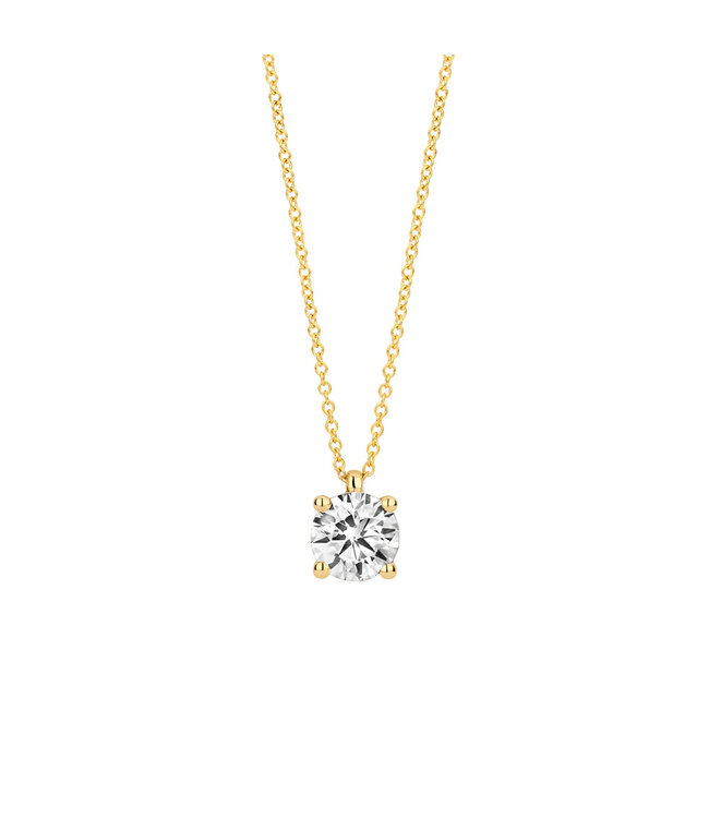 Blush Lab Diamonds ketting 14kt geelgoud met lab grown diamond LG3004Y