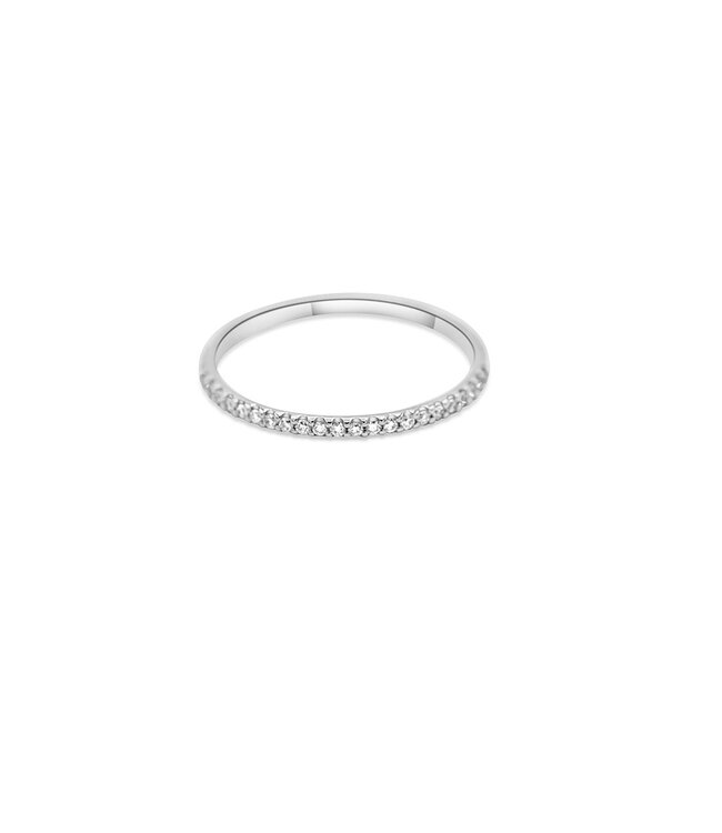 Willems Creations ring 18kt witgoud met briljant 0.13ct 10R0220W