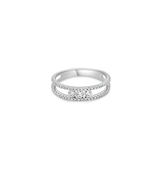 Willems Creations ring 18kt witgoud met briljant 0.47ct 10R0226W