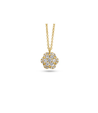 Willems Creations ketting 18kt geelgoud 0.24ct 10C0249G