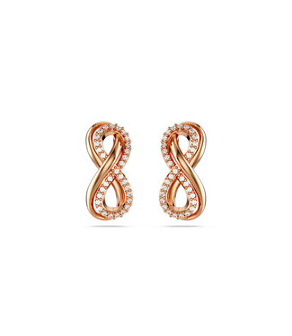 Swarovski Hyperbola pierced earrings infinity rose 5684085