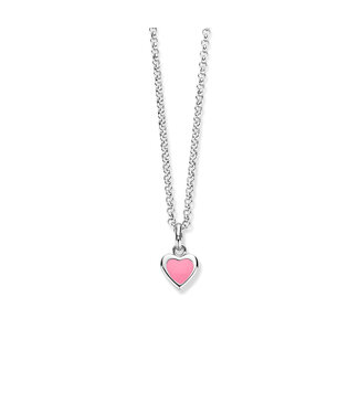 Orage Kids & Teenz ketting Hart roze - K/4849/36