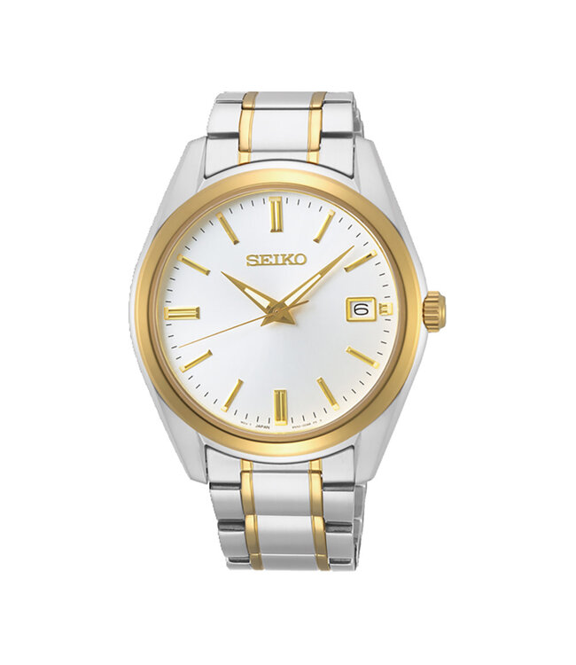 Seiko New Link bicolor heren horloge SUR312P1