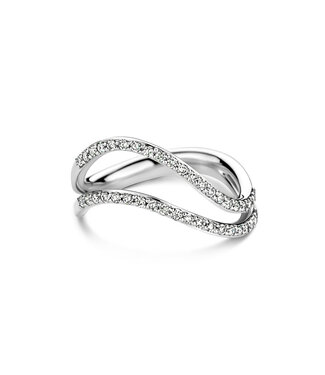 Bigli ring Infinity witgoud - 23R203Wdia