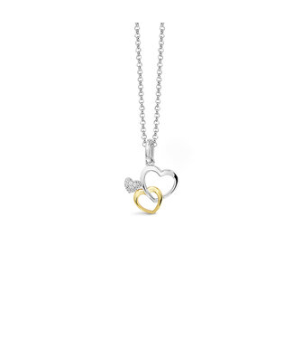 Orage ketting Hart bicolor K/4738/42