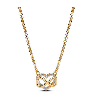Pandora Sparkling Infinity Heart necklace - 362666C01