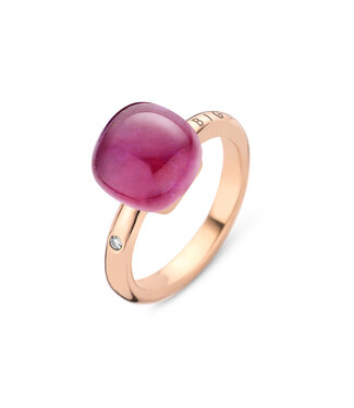 Bigli ring Mini Sweety - Amethyst met robijn en parelmoer - 20R88Ramrubmp