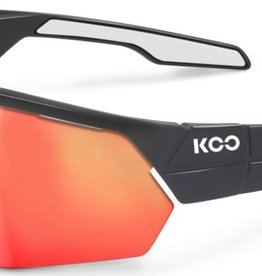 KASK KASK SUNGLASSES OPEN, ANTHRACITE, MATT/WHITE, RED MIRROR LENS, M ASIAN FIT