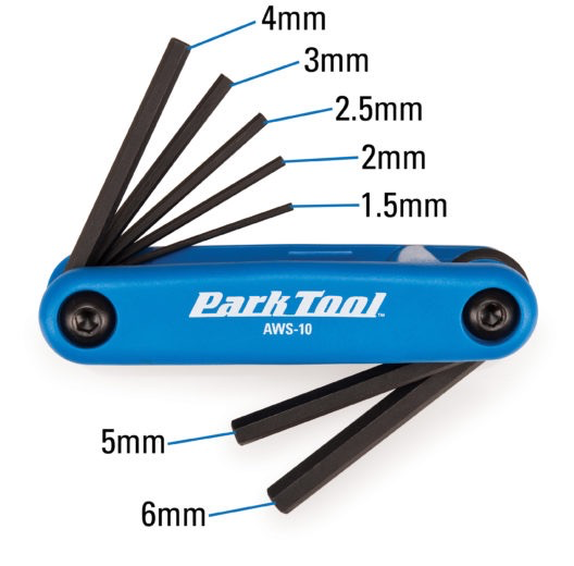 PARK TOOL PARK TOOL Mini Tool Fold-Up Hex Wrench Set