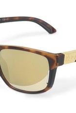 KASK KOO California Sunglasses Tortoise Frame, Gold Zeiss Lens