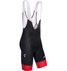 ATLAS Atlas Bib Short Mens SB-707, Black/Red, Medium