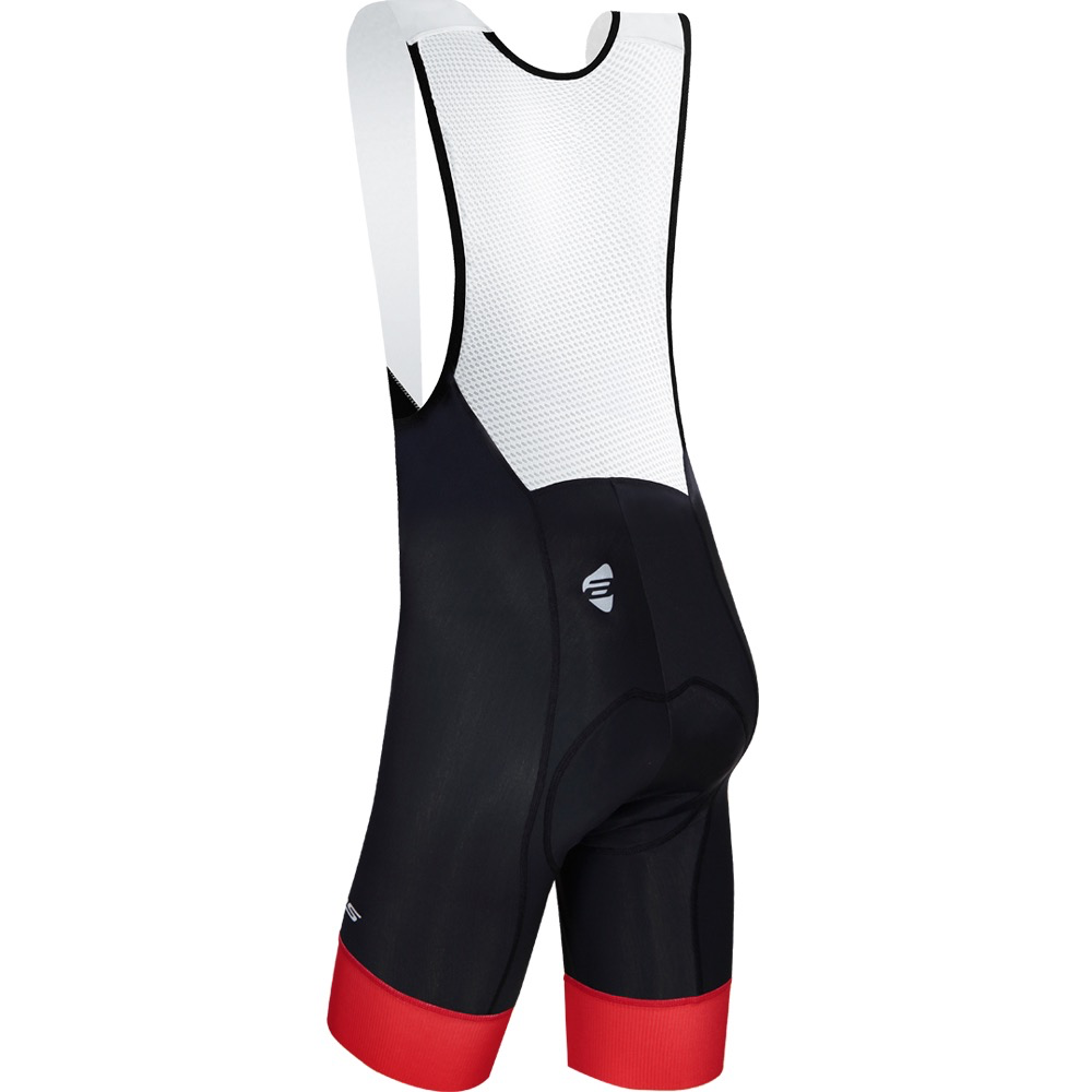 ATLAS Atlas Bib Short Mens SB-707, Black/Red, Medium