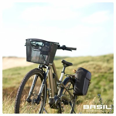 Basil Miles - fietsrugzak - 13 liter - zwart/grijs