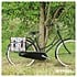 Basil Mara XL - double bicycle bag - 35 liter - meadow