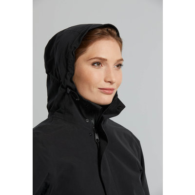 Basil Mosse regenparka - dames - zwart