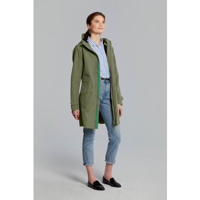 Basil Mosse bicycle rain parka - women - green