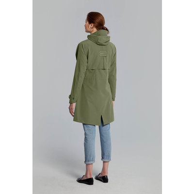 Basil Mosse regenparka - dames - groen