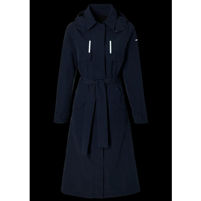 Basil Mosse bicycle rain trenchcoat - women - blue