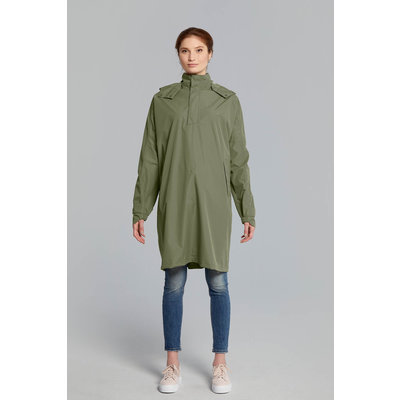 Basil Mosse fietsregenponcho - unisex - groen