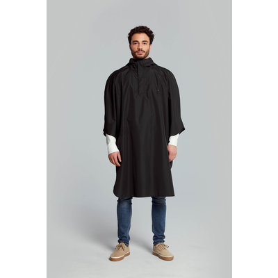 Basil Hoga Fahrradregenponcho - Unisex - schwarz