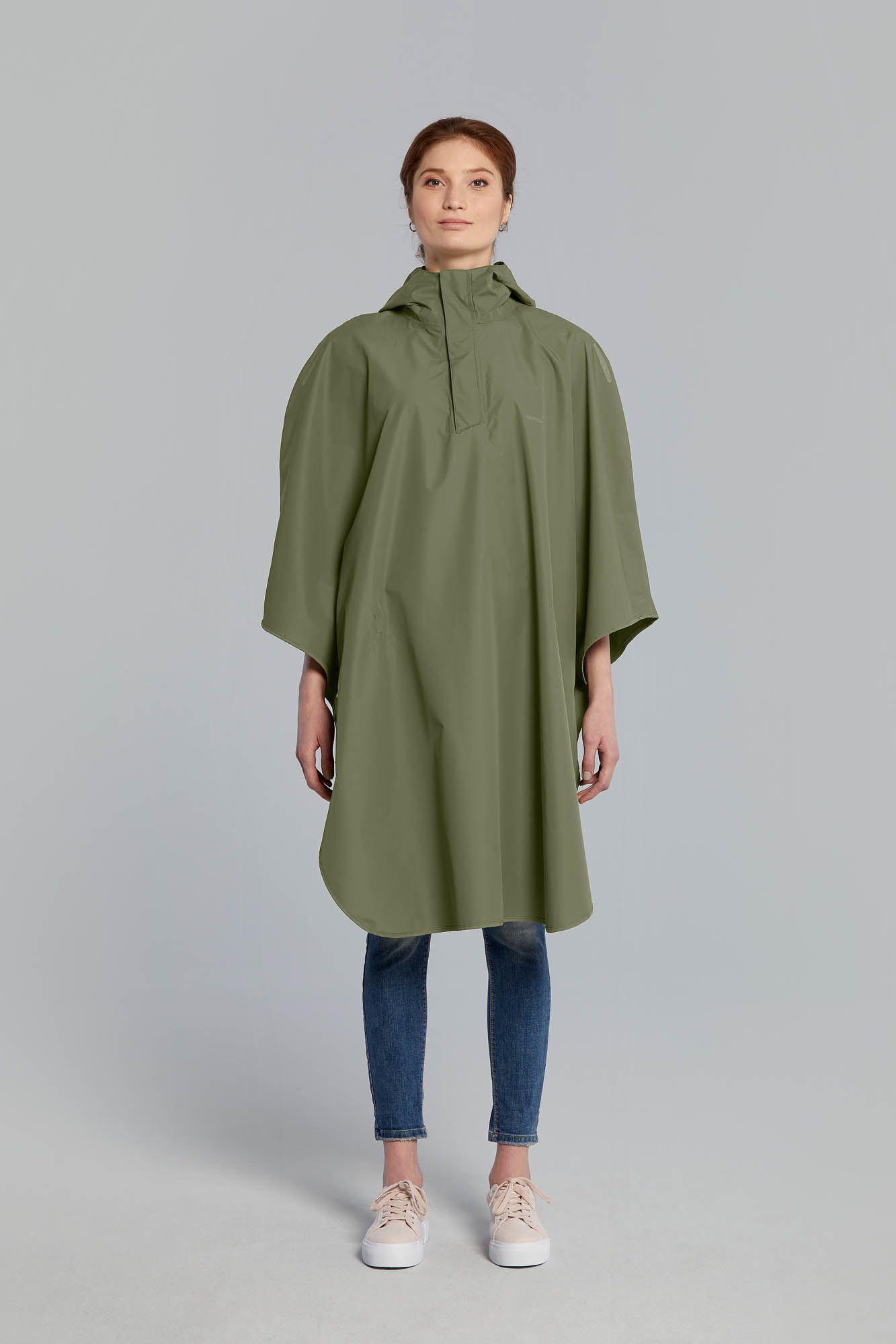 One Size Fits All-Unisex Waterproof Canvas Rain Poncho