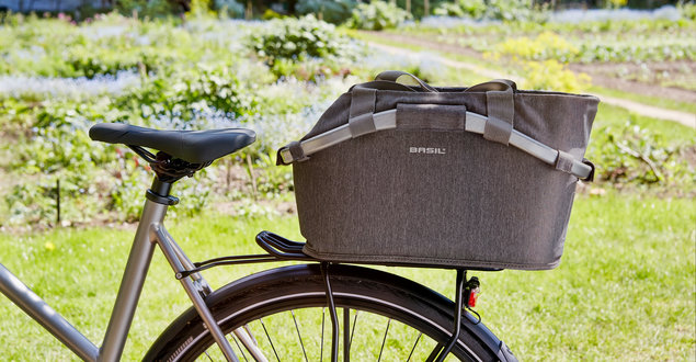 rear mounted dog basket for bike