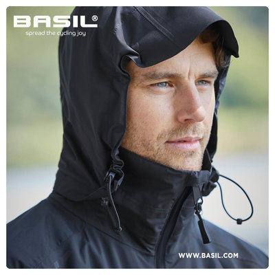 Basil Skane bicycle rain jacket - women - black