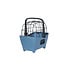 Basil Buddy KF - dog bicycle basket - front - faded denim