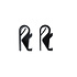 Basil Hook-On system Sports - set of 2 hooks -  Ø10-12mm - black