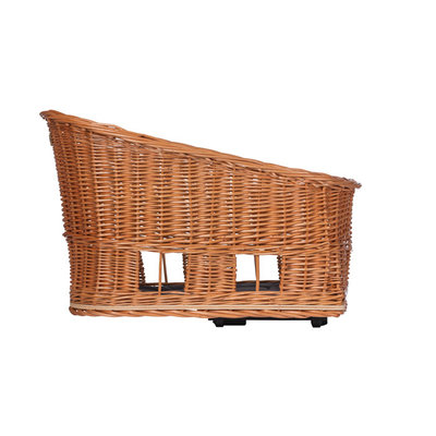 Basil Pasja - dog bicycle basket MIK -  medium - 45 cm - rear -natural