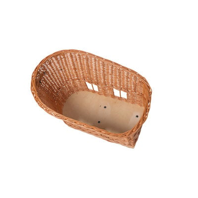 Basil Pasja - dog bicycle basket MIK -  medium - 45 cm - rear -natural