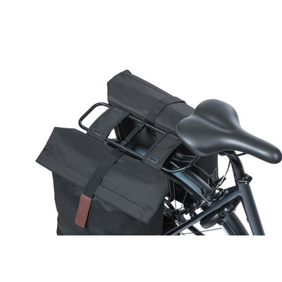 Basil City - Fahrrad Doppeltasche - 28-32 Liter - schwarz
