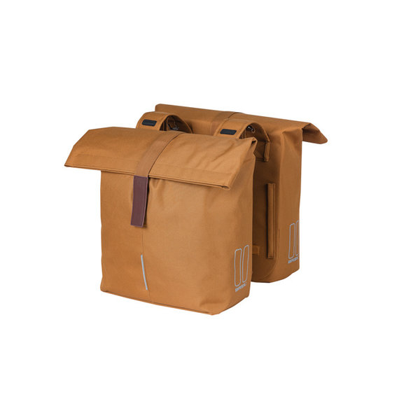 City - double bicycle bag - brown