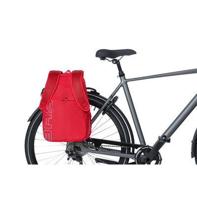 Basil Flex - fietsrugzak - 17 liter- signal rood