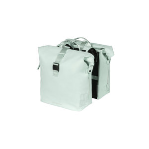 Basil SoHo - dubbele fietstas Nordlicht - 36 liter - pastel groen