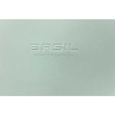 Basil SoHo - dubbele fietstas Nordlicht - 36 liter - pastel groen