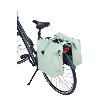 Basil SoHo Nordlicht MIK - Fahrrad Doppeltasche - 36 Liter - pastelgrün