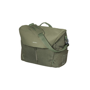 Basil B-Safe Commuter Nordlicht - Buro Fahrradtasche - 17 Liter - olivegrün