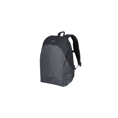 Basil B-Safe Commuter - fietsrugzak voor 13inch laptop Nordlicht - 13 liter - graphite black