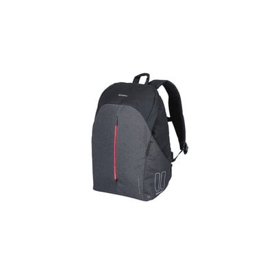 Basil B-Safe Commuter -  bicycle backpack for 13inch laptop Nordlicht - 13 liter - graphite black