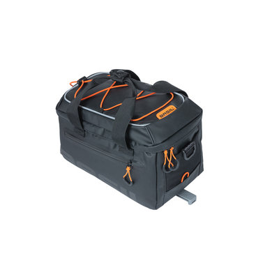 Basil Miles Tarpaulin - Gepäckträgertasche MIK - 7 Liter - schwarz/orange