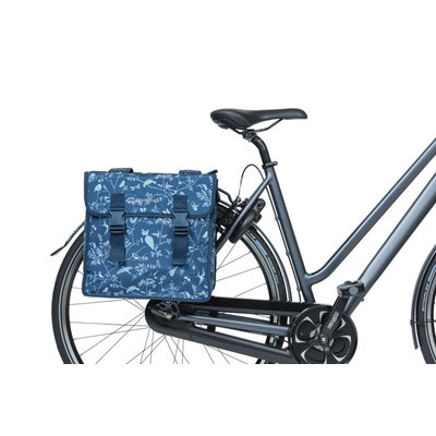Basil Wanderlust - dubbele fietstas - 35 liter - indigo blauw