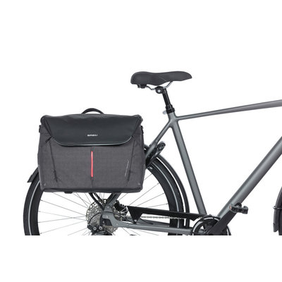 Basil B-Safe Commuter Nordlicht - fiets laptoptas - 17 liter - graphite zwart